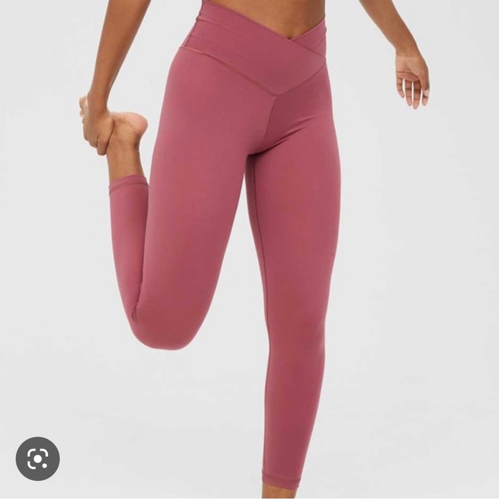 Aerie Offline 7/8 leggings in Brickstone